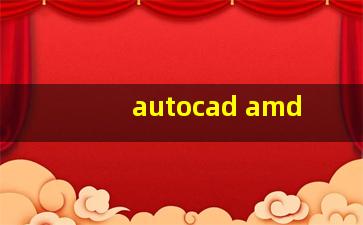 autocad amd